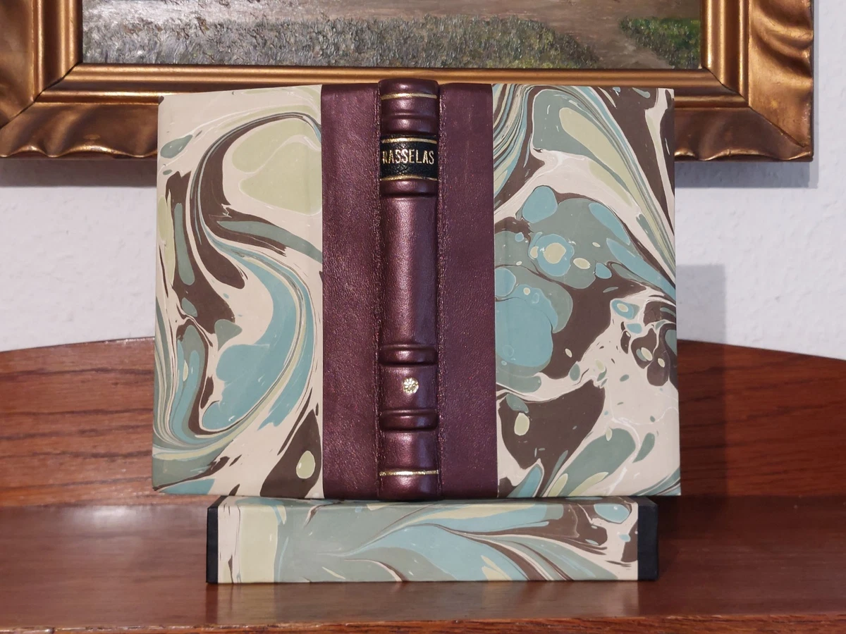 Samuel Johnson RASSELAS 1806 ABESSINIEN Äthiopien Afrika LEDER HANDEINBAND