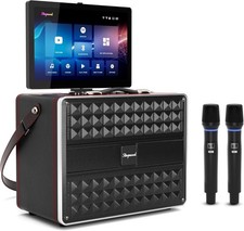 Karaoke Machine for Adults, with Lyrics Display, Smart Portable Big Bluetooth...
