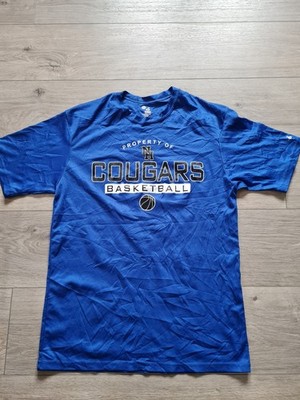 Vintage Cougars Basketball Shirt Badger Sport Blau M USA Team