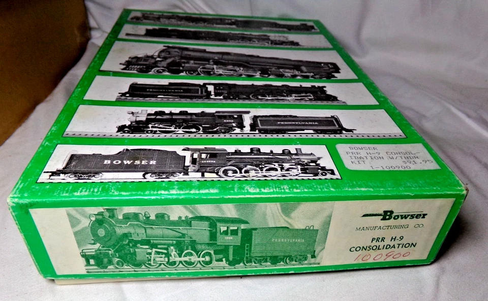 BOWSER PRR H-9 CONSOLIDATION 2-8-0 Locomotive Kit No.100900 / HO Scale /  Bx - Image 3 of 3