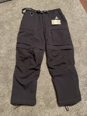 Nike ACG Smith Summit Cargo Pants Black Anthracite Size Medium Men