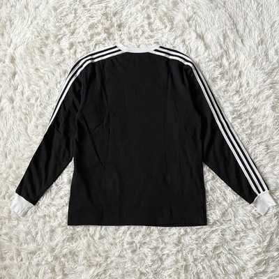 GUCCI x adidas Black Long Sleeve T-Shirt XS Authentic Logo Tee