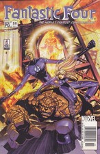 Fantastic Four (Vol. 3) #59 (Newsstand) VF; Marvel | 488 Adam Warren - w/Bag+Boa