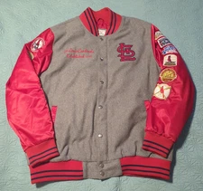 G-III BY CARL BANKS MLB MLB ST. LOUIS CARDINALS WORLD SERIES JACKET SIZE XXL