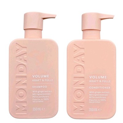 Monday Haircare/Volume Kraft&Fülle Shampoo&Conditioner ''mit Ingwerextrakt'' 700ml