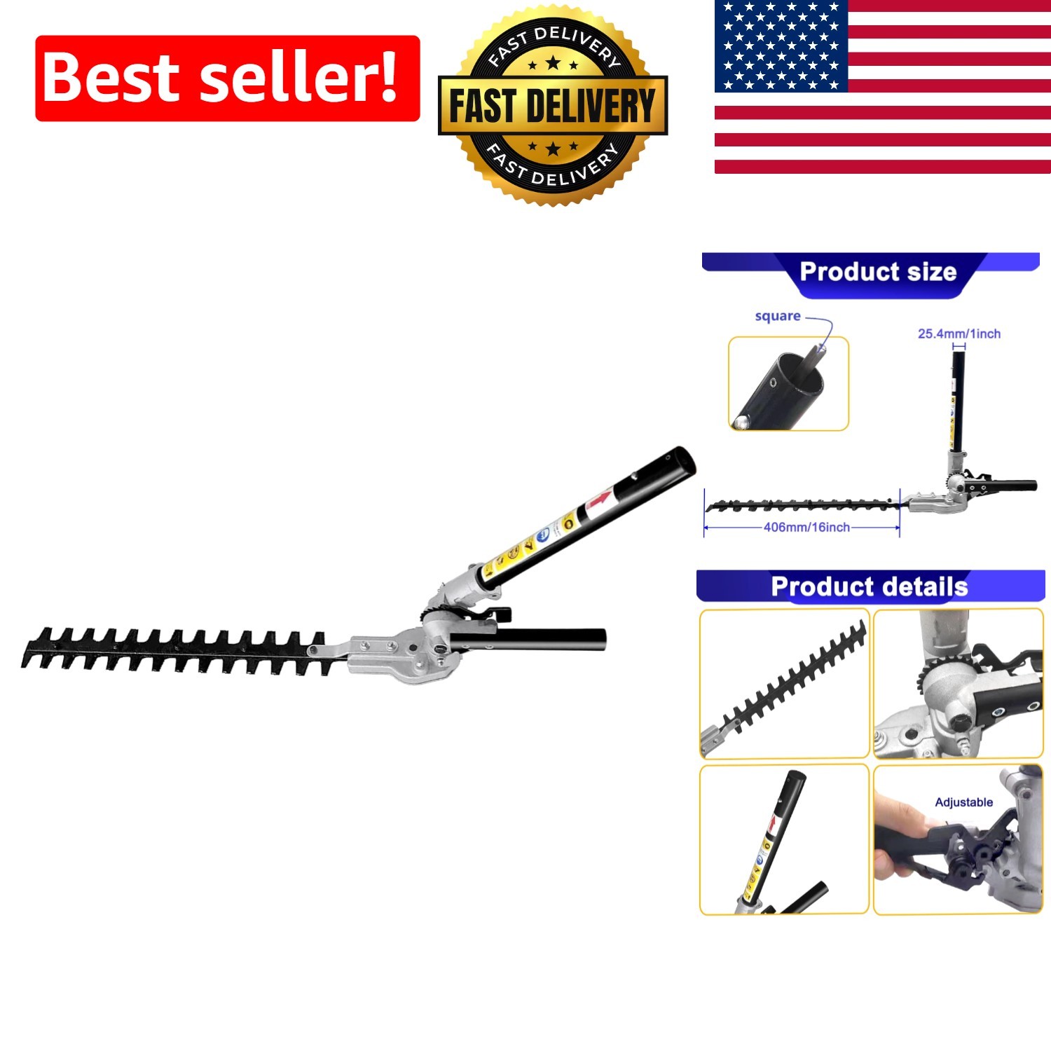 Attachment With 12-position Articulating Head