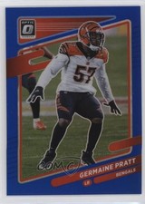 2021 Panini Donruss Optic Blue Prizm 153/179 Germaine Pratt #136 0s9t