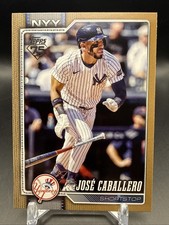2026 Topps Series 1 JOSE CABALLERO (#88) Gold /2026
