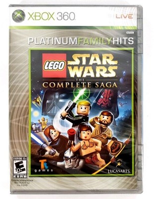 LEGO Star Wars: The Complete Saga (Microsoft Xbox 360, 2007) New Factory Sealed