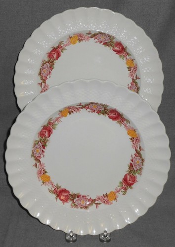 Set (2) piatti da portata Copeland Spode ROSE BRIAR PATTERN MADE IN ENGLAND - Foto 6 di 9