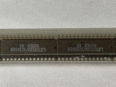 semiconductor L27c512U/1238388 Rack of CHIP 28 PIN Lot of 13 - 4515