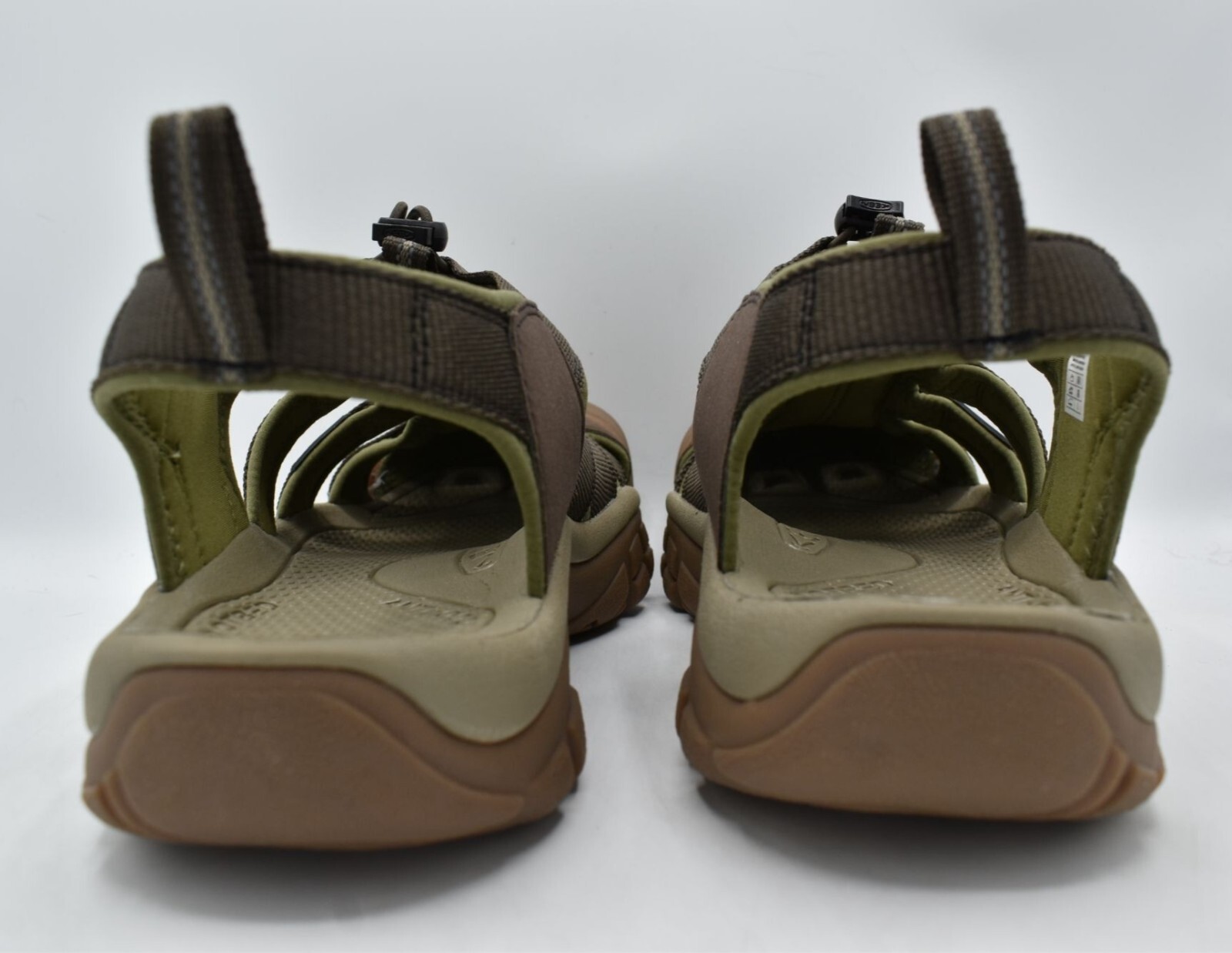 Scarpe sandali sportivi Keen da uomo taglia 14 Newport H2 Olive Drab mensa punta chiusa