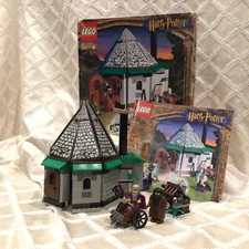 Lego Harry Potter Set 4707 Hagrid’s Hut - 100% Complete w manual box inner tray!