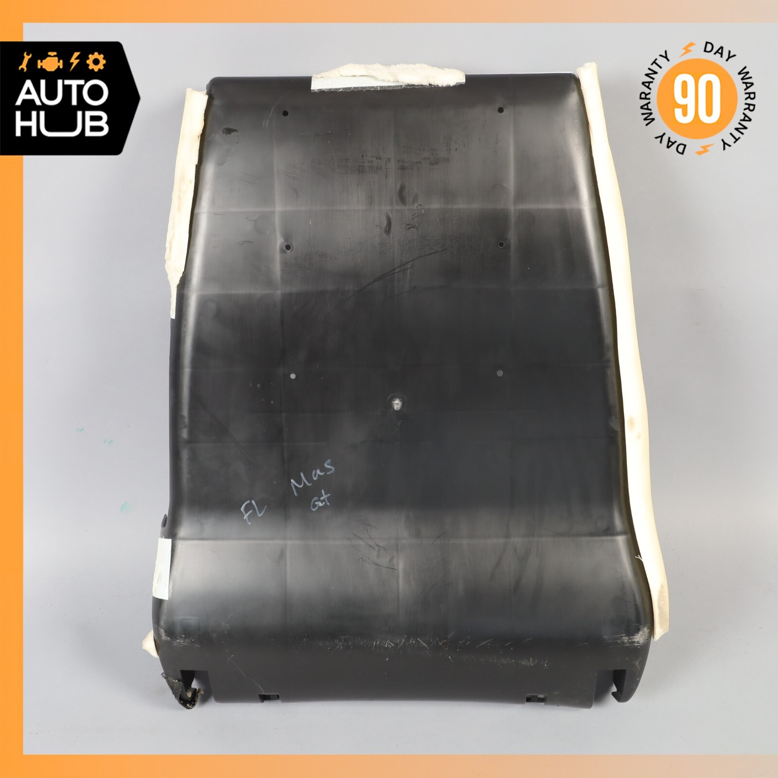 08-12 Maserati GranTurismo S M145 Left Side Seat Backrest Cover Panel Trim OEM