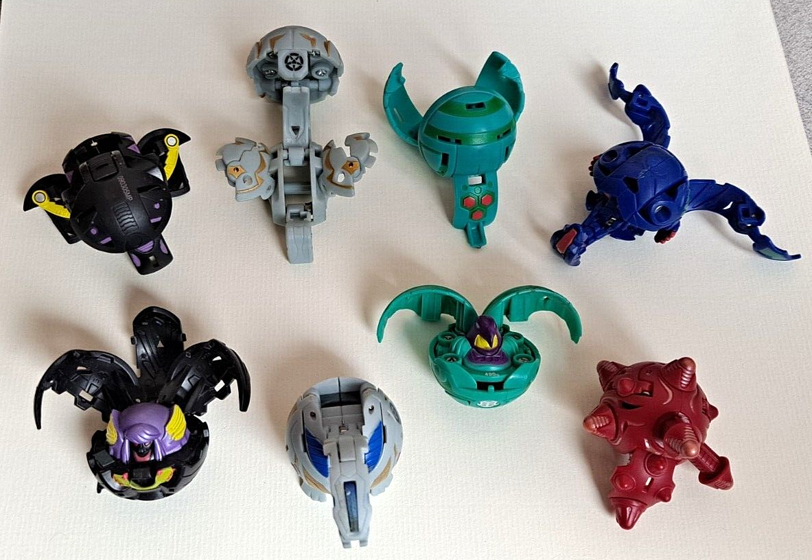Vintage Bakugan Battle Brawlers Lot of 8 Transforming Balls | eBay