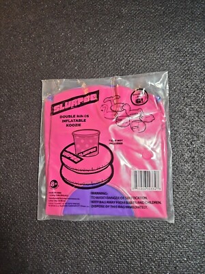 7 Eleven Slurpee Double Ring Koozie Floating Inflatable Cup Holder Limited