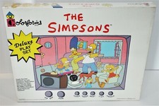 The Simpsons Deluxe Play Set 2385 Homer Marge Bart Lisa Colorforms 1990 Sealed