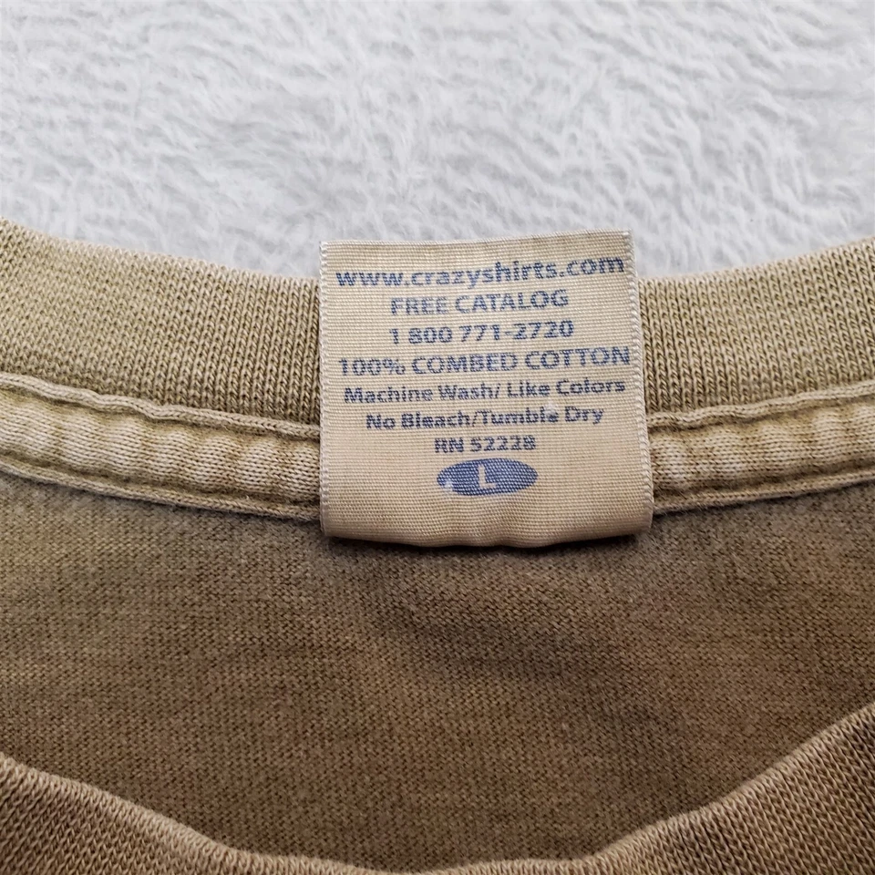 Camisas Locas De Colección Hombres Marrón Big Island Tienda de Esquí Maunakea Hawaii Snow Mountain Foto 4 de 4