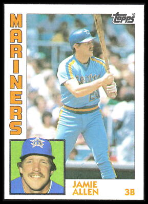 1984 Topps Jamie Allen #744 RC Seattle Mariners XX | eBay