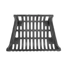 17 In. Cast Iron Heavy-Duty Fireplace Grate with 2 In. Clearance Durable