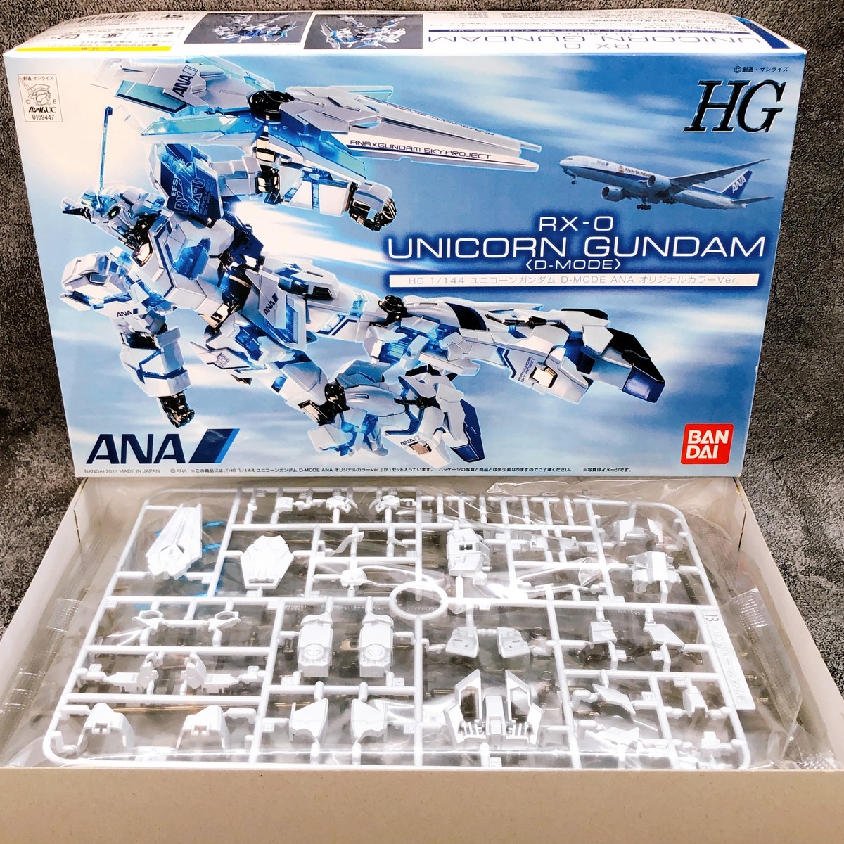 Bandai HG 1/144 Rx-0 Unicorn Gundam D-mode Ana Original