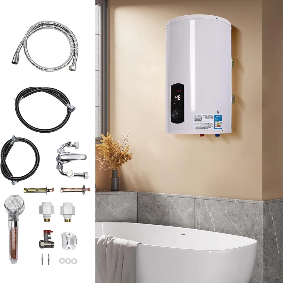 30 Liter 2000W Elektrospeicher Warmwasserspeicher, Boiler Wasserboiler 30L 2KW - Bild 2 von 4