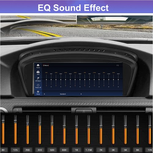 For BMW 3/5 E90 E91 E92 E93 E60 E61 CIC Fit Apple CarPlay TouchScreen Radio Navi - Picture 15 of 19