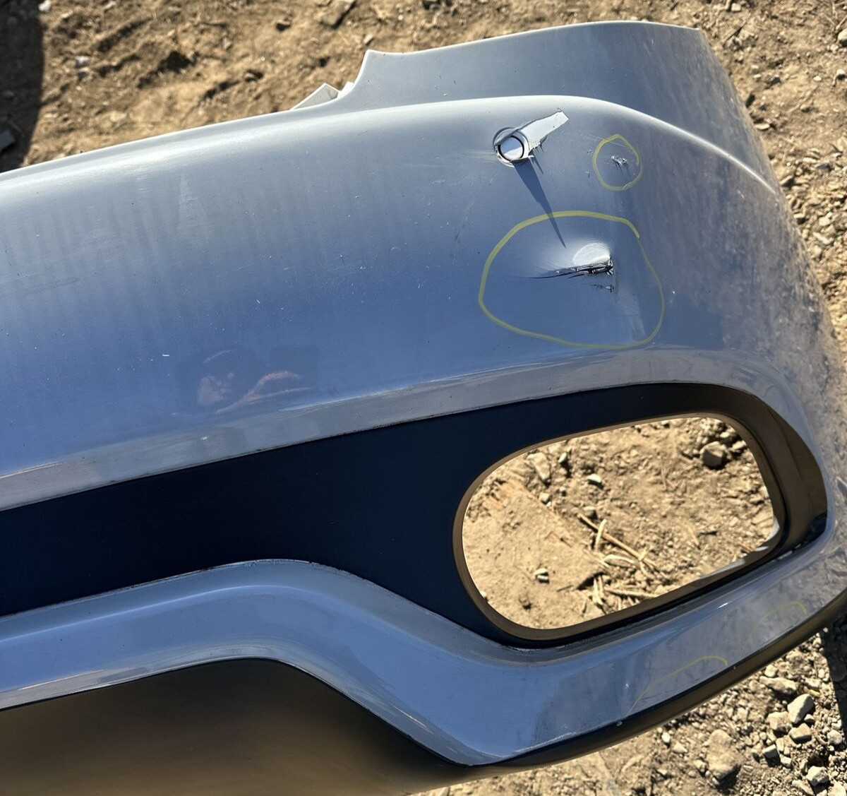 08-19 MASERATI GRANTURISMO M145 REAR BUMPER COVER W/PARK ASSIST