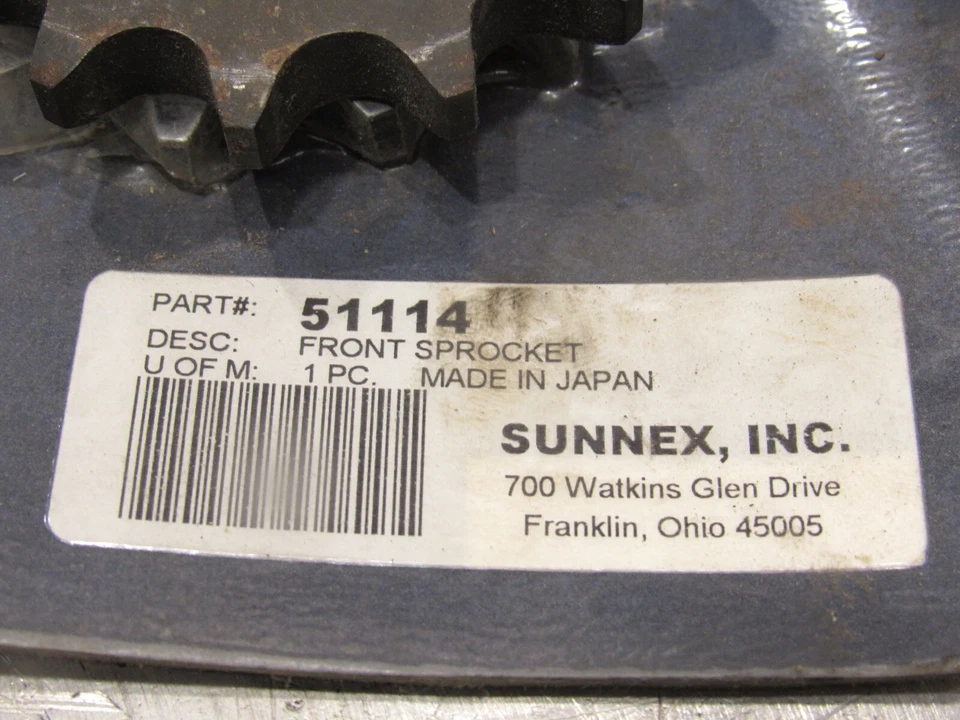 SUNSTAR SPRKT C/S 14T Compatível com: Kawasaki ZX600 ZZ-R 600,VN800E Vulcan 800 51114 - Imagem 3 de 4