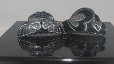 1 New Gorgeous embroidered Hair Clip Claw w Shinny Crystals Hair Accessories