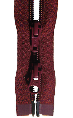YKK 2-Wege-Reißverschluss, Kakigrün, Kunststoff, 5 Mm Breite, 70 Cm Länge, Für Jacken & Anoraks