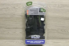 Uncle Mikes Pro PAK Horizontal Shoulder Holster #15 Ambidextrous Black 77150  D