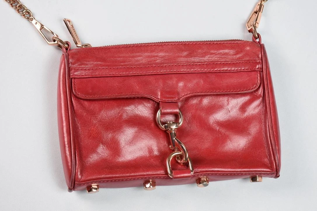 Rebecca Minkoff Red M.A.C. Crossbody Bag Pre Owned 298 DBIN6
