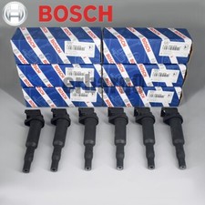6x OEM BOSCH Ignition Coil Set W/ Connector Boot For BMW 5 6 7 x5 x6 0221504470