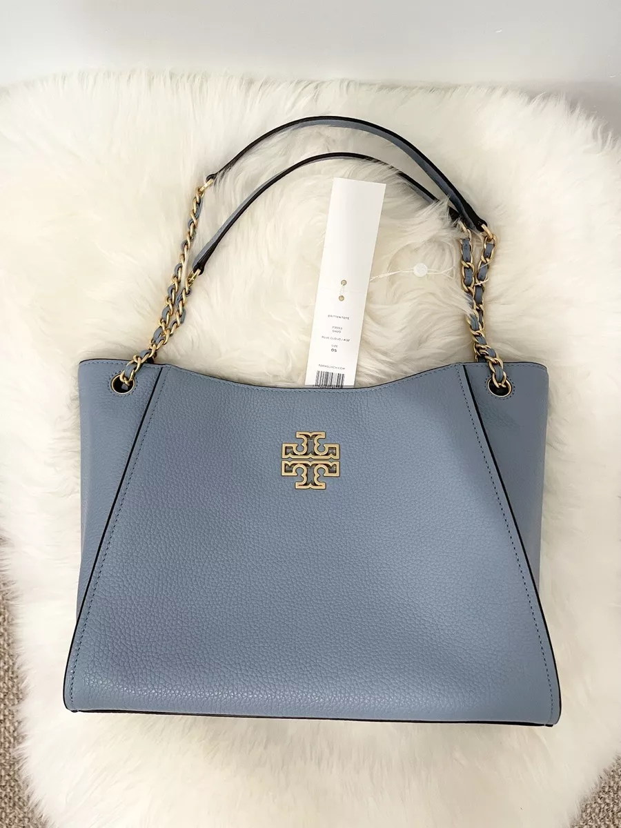 Tory Burch, Bags, Nwt Tory Burch Britten Crossbody In Blue Cloud