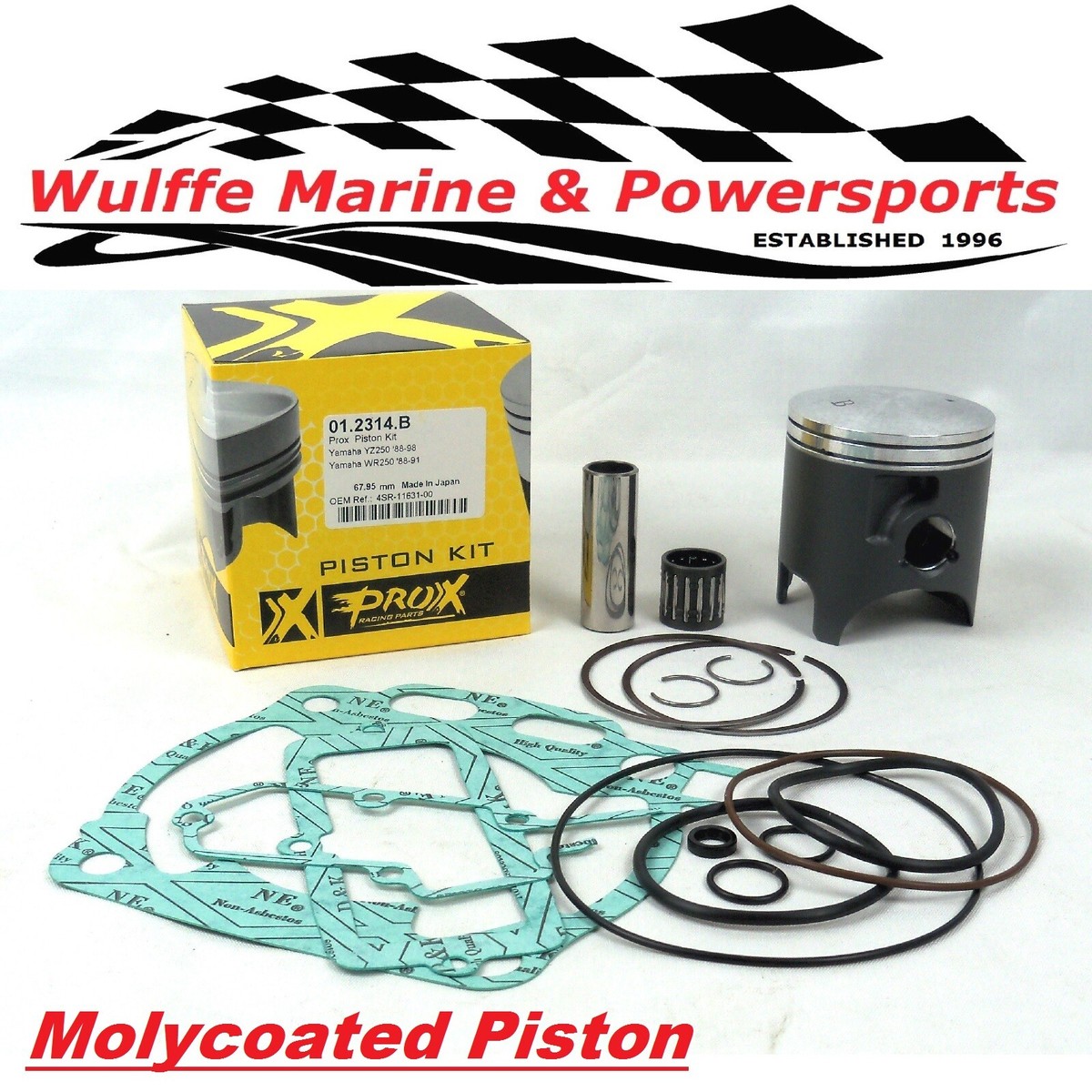 Pistón Y Empaques: Yamaha Yz 250 (1992-1994) Medida: 67.95mm | Cuotas Sin Interés - Foto 5