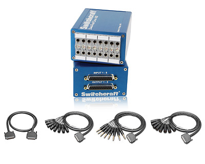 Switchcraft 1625 パッチベイ Switchcraft StudioPatch 1625 Patchbay | 2 Custom 10ft. Mogami DB25