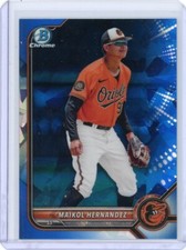 Maikol Hernandez 2022 Bowman Draft Sapphire Chrome Baltimore Orioles BDC106