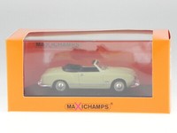 Vw Volkswagen Karmann Ghia Cabriolet 1955 Creme 1:43 Maxichamps 940051031