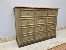 Bancone/Mobile da Negozio a 12 Cassetti Laccato - Restaurato_car 2975