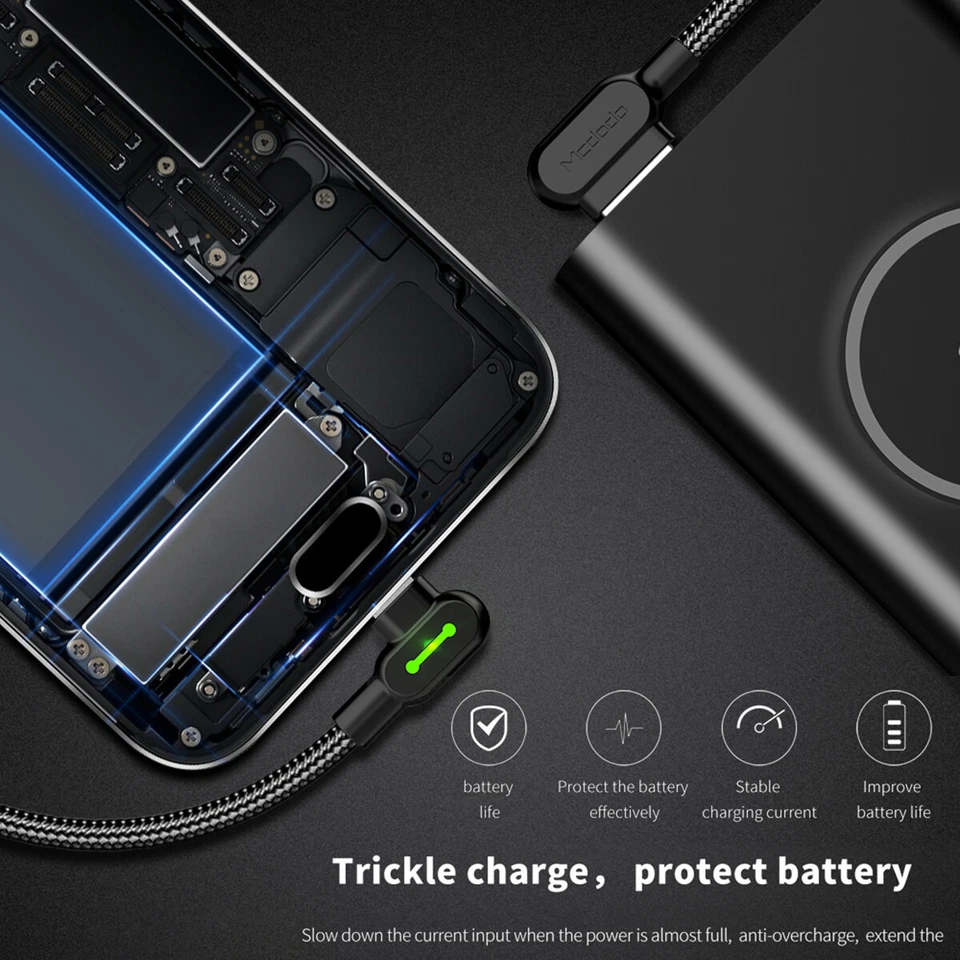 Mcdodo LED USB Type C Fast Charger Cable for Samsung S25 S24 S23 S22 S21 Ultra - Image 4 of 4