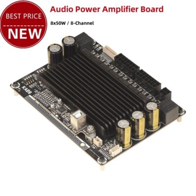 8x50W Power Amplifier Board 8CH 7.1/5.1/4.2/4.0 USB CODEC Input Amp SURE KAB9