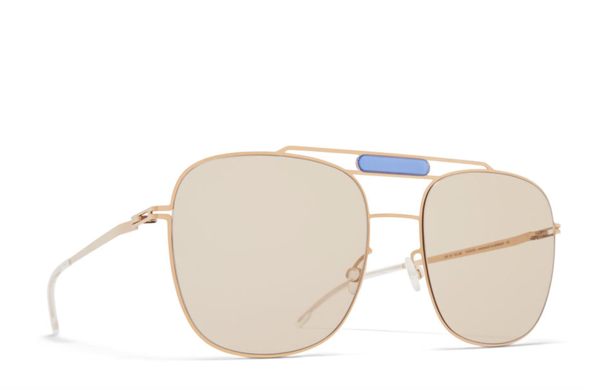 Mykita Studio 9.2 Col. 836 Sunglasses Gold Frame Light Brown 