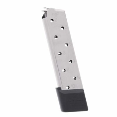 Chip McCormick Power Mag Magazine 1911 45 Acp 10 Round 15150 - Stainless Steel