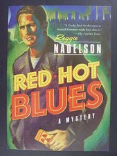 Reggie Nadelson Red Hot Blues Book Promotional Promo Advertising Postcard
