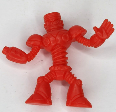 Mega Man Rockman 1.5'' Spring Man Red Rubber Keshi Figure Bandai