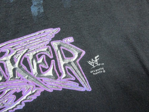 Vintage The Undertaker T-Shirt Size (L) 1998 90s Wrestling WWE WWF Titan Sports - Picture 5 of 11