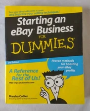 Starting an eBay Business For Dummies - Paperback Collier, Marsha 3rd edition VG