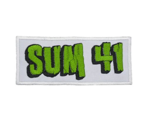 Sum 41 Patch | Canadian Pop Skate Punk Punk Alternative Rock Metal Band Logo - Picture 1 of 2