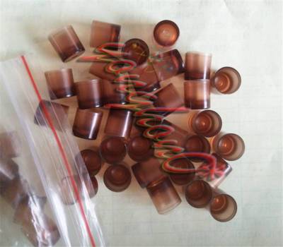 New 200 Pcs Beekeepers Bee Queen Royal Beekeeping Raise Rearing Cell Cup Brown